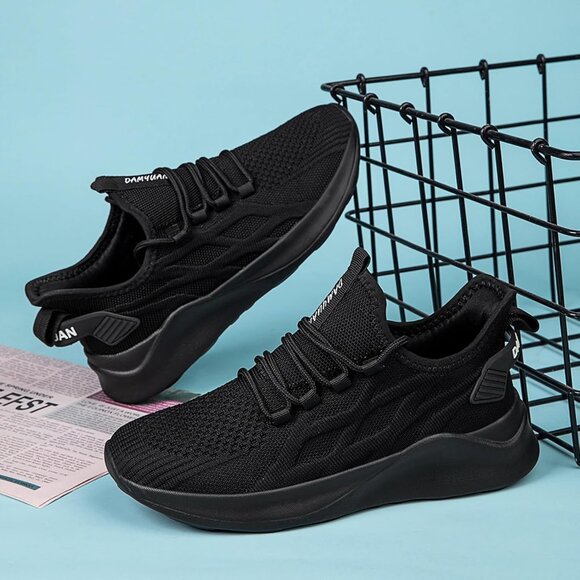 Brand New Women Black Ethylene Vinyl Acetate ZMBCYG Running Walking Sneakers - Picture 7 of 9